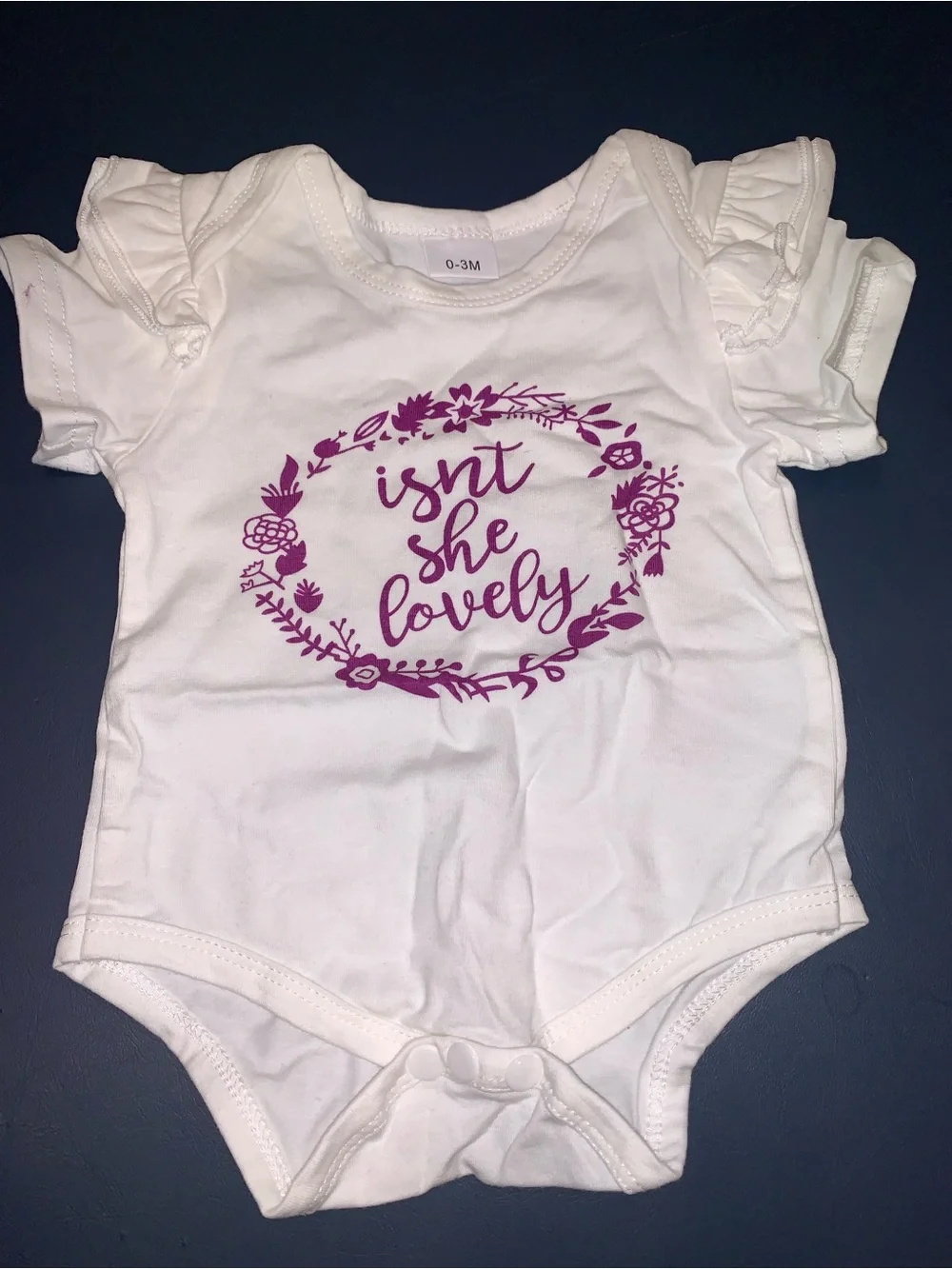 White Graphic Baby Tee with Pink Polka Dot Bloomers